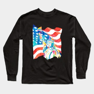 Liberty USA Long Sleeve T-Shirt